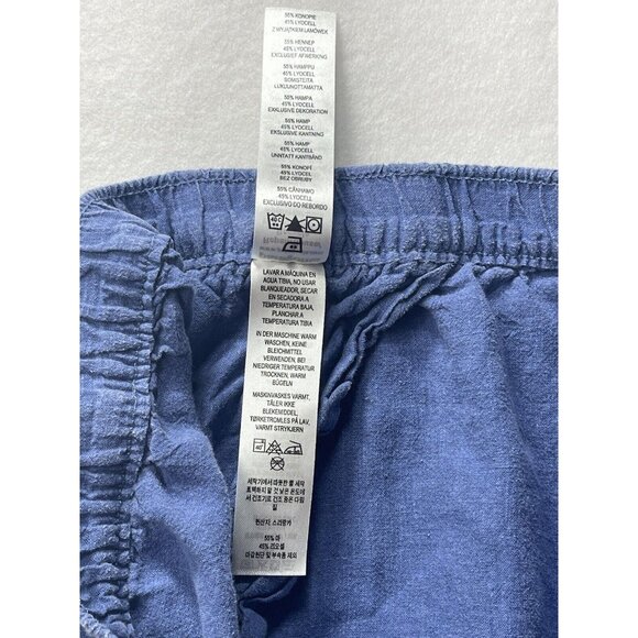 Patagonia Women's Garden Island Pants Blue Size XL Hemp Lyocell 56566 Breathable - Picture 5 of 11